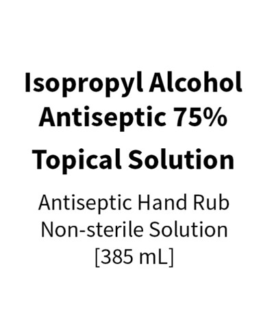 385 mL Front Side Label (Sanitizer Frontside Label)